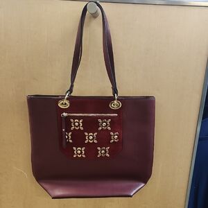 Kate Landry Burgundy tote bag